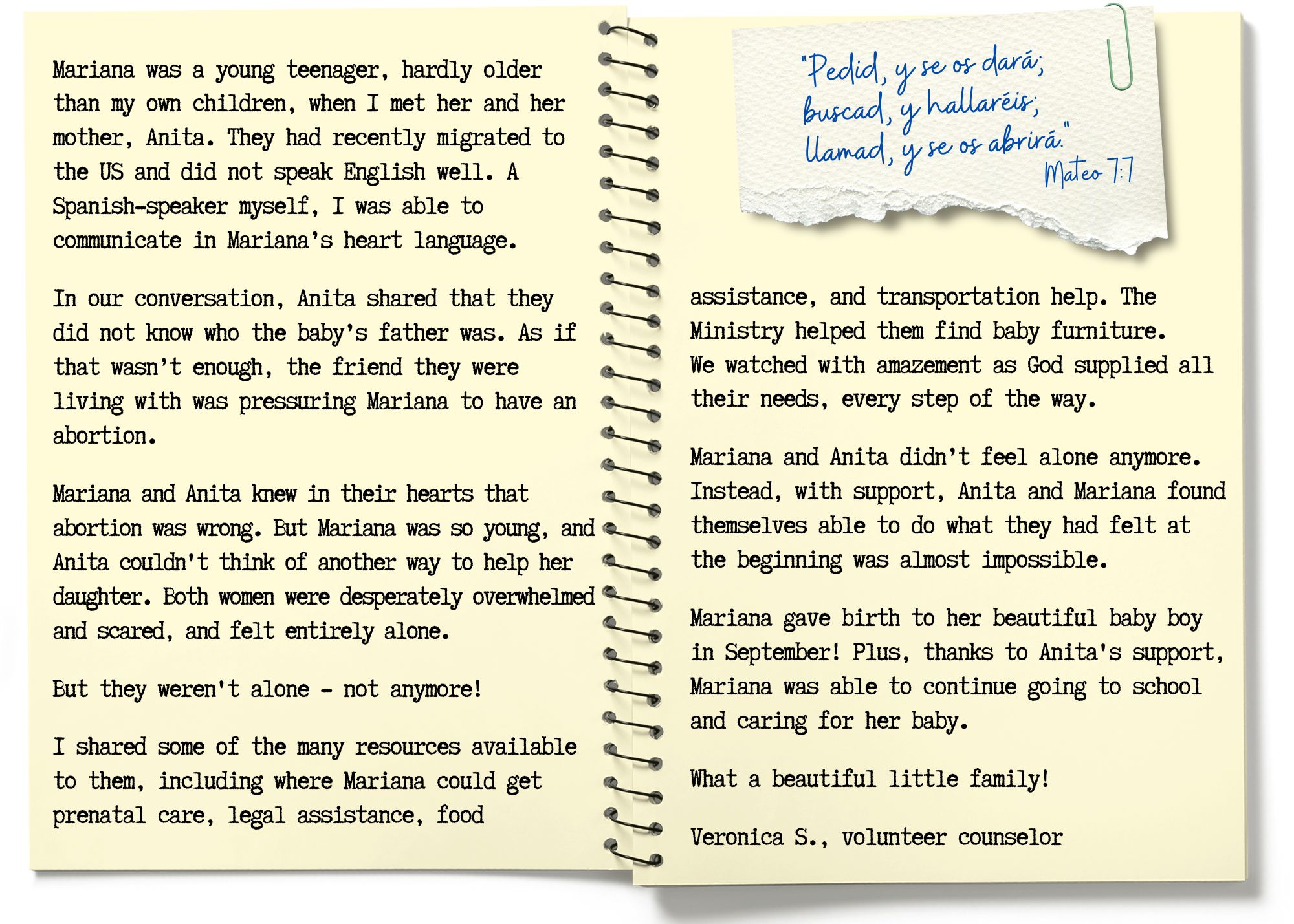 Note 5 A Story Of Three Mothers Wellspring Life Ministry Pro Life 
